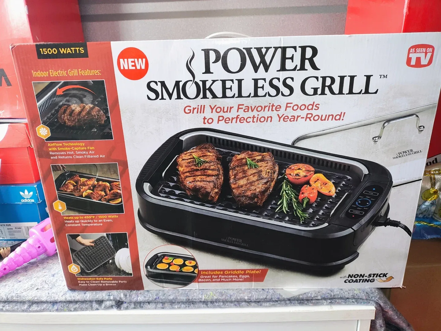 Power Smokeless Grill - Indoor Electric Grill