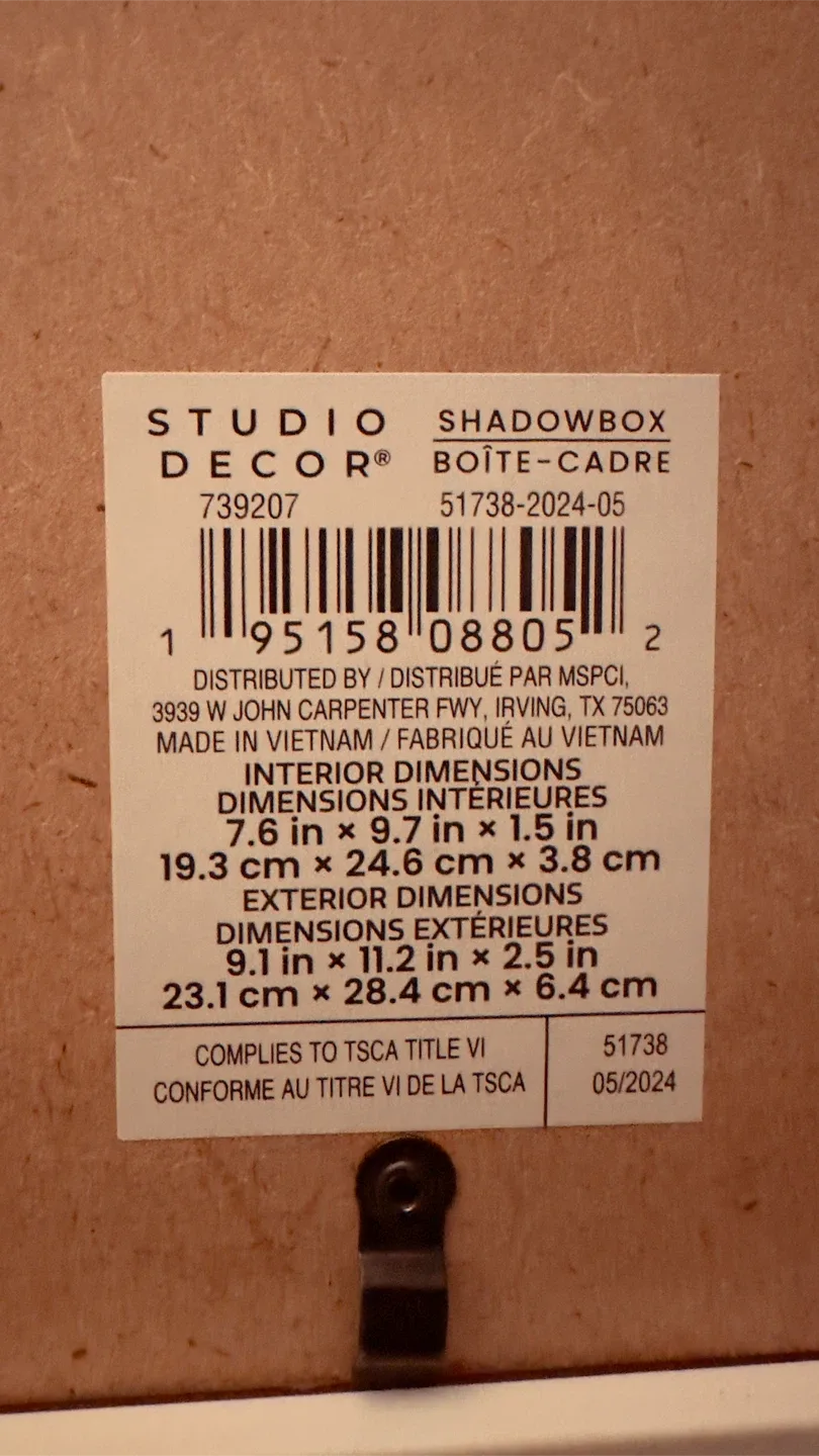 Studio Decor Shadowbox Frame image indicator(3)
