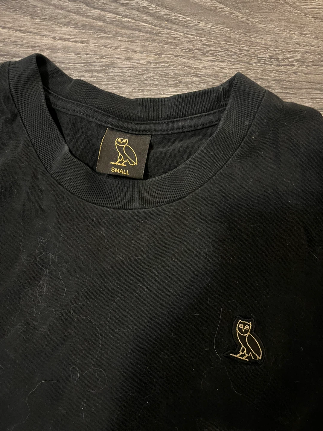 OVO (October's Very Own) Black T-Shirt - Size Small