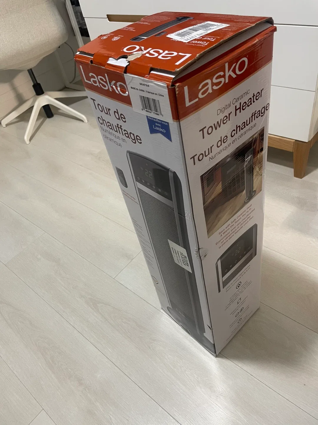 Lasko Digital Ceramic Tower Heater w/ Remote image indicator(3)