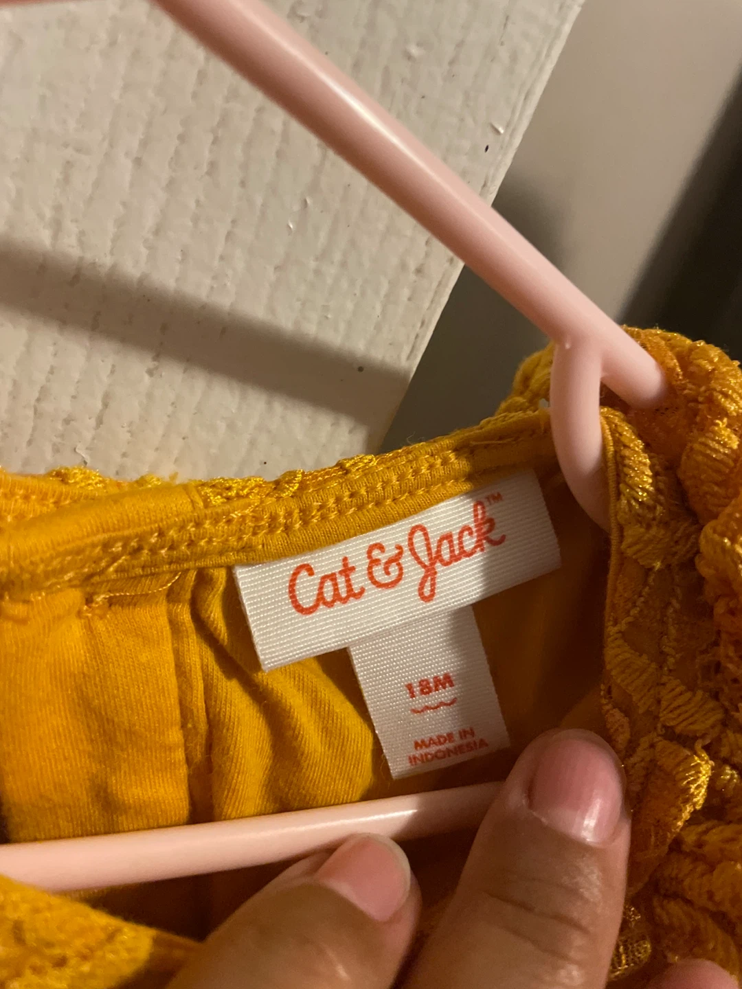 Cat & Jack Yellow Dress - Size 18M - photo 3