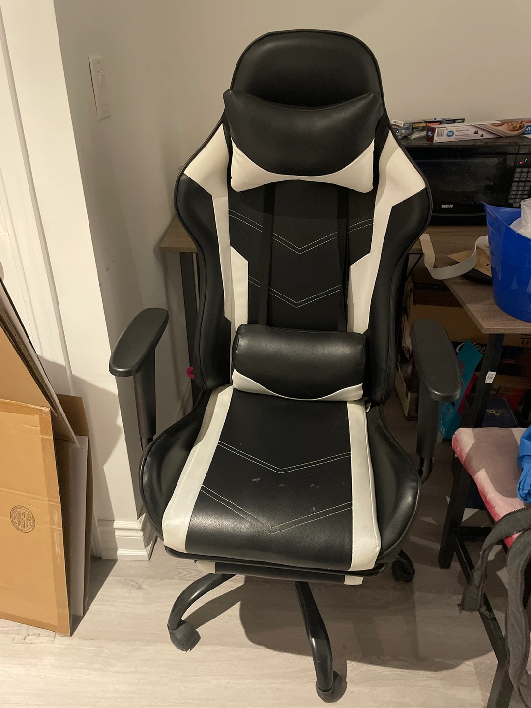 Black and White Gaming Chair