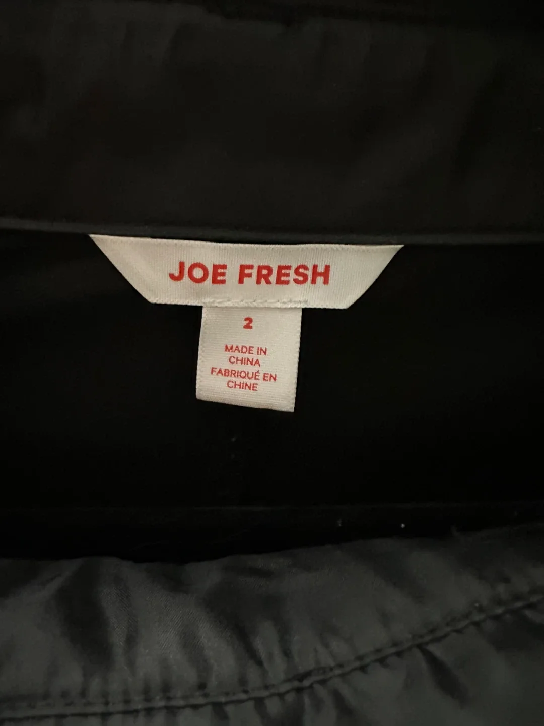 Joe Fresh Black Faux Leather Pants - Size 2 image indicator(4)