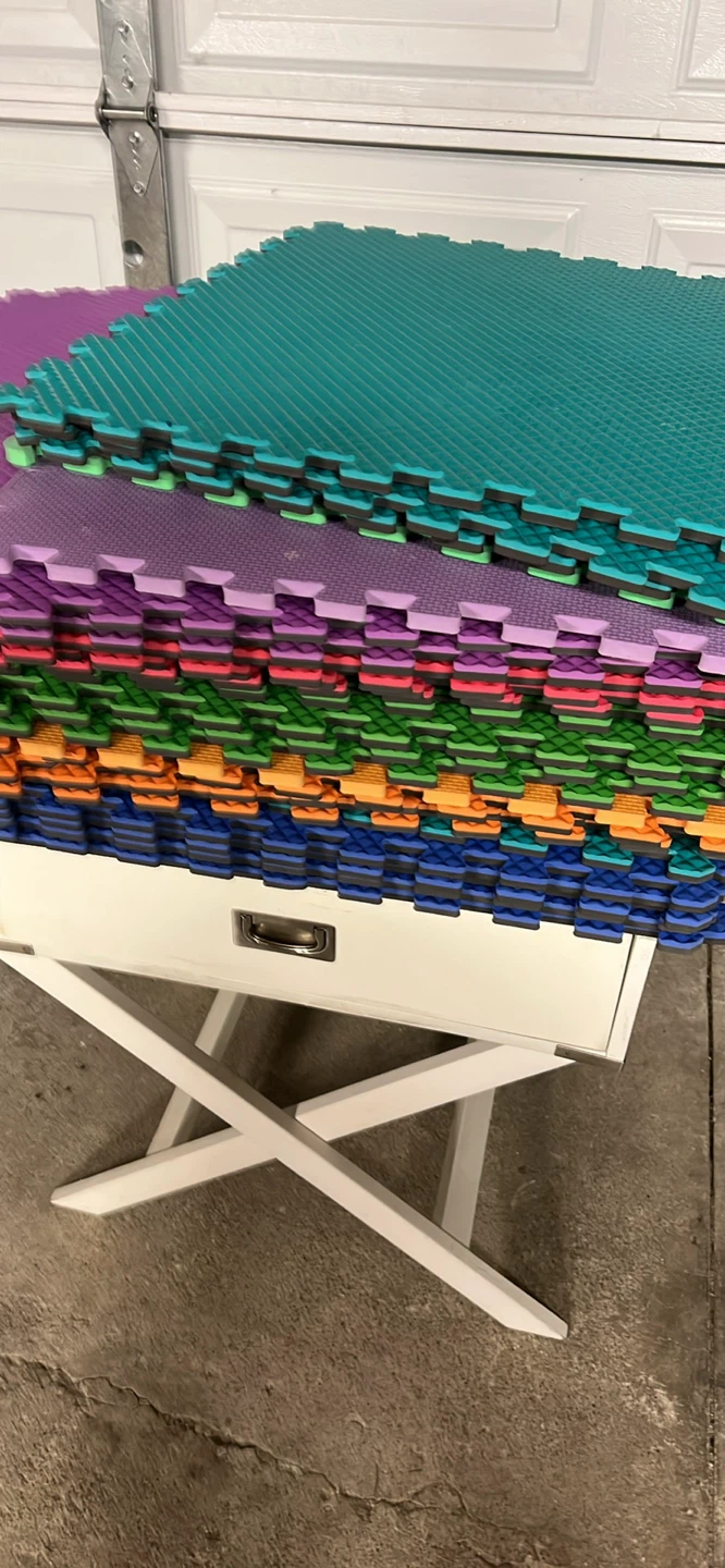 Colorful Interlocking Foam Play Mat Tiles - photo 3