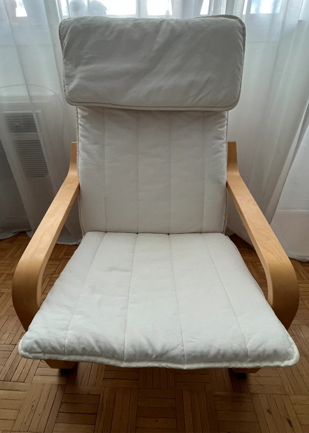 IKEA Poang Chair - Birch Veneer/Alme Natural image indicator(2)