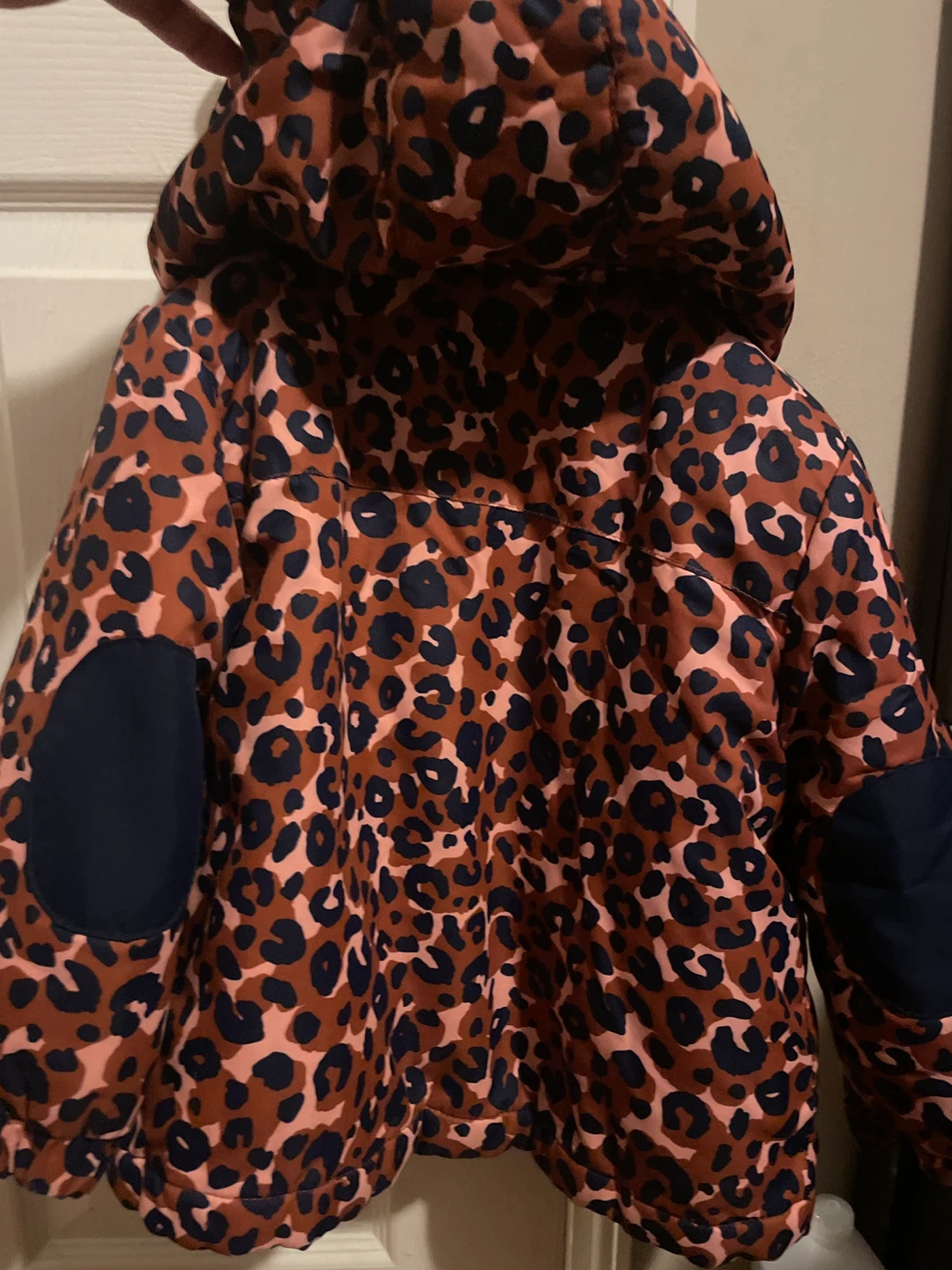 Cat & Jack Leopard Print Puffer Jacket - Size 3T - photo 5