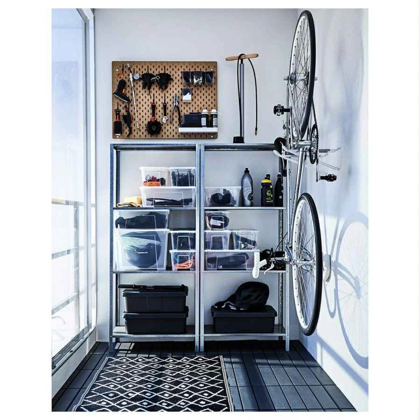Metal shelving unit - photo 3