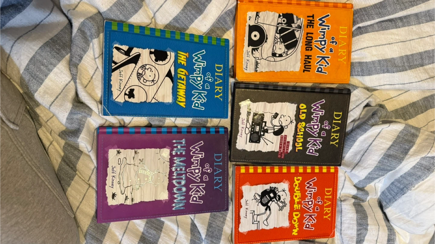 Diary of a Wimpy Kid Book Set - 5 Books