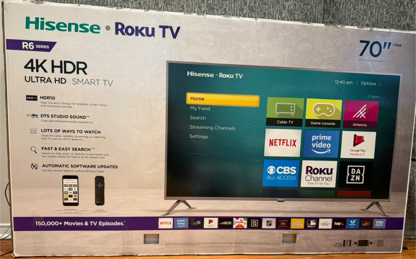 Hisense Roku TV R6 Series 70" 4K HDR Smart TV image indicator(2)
