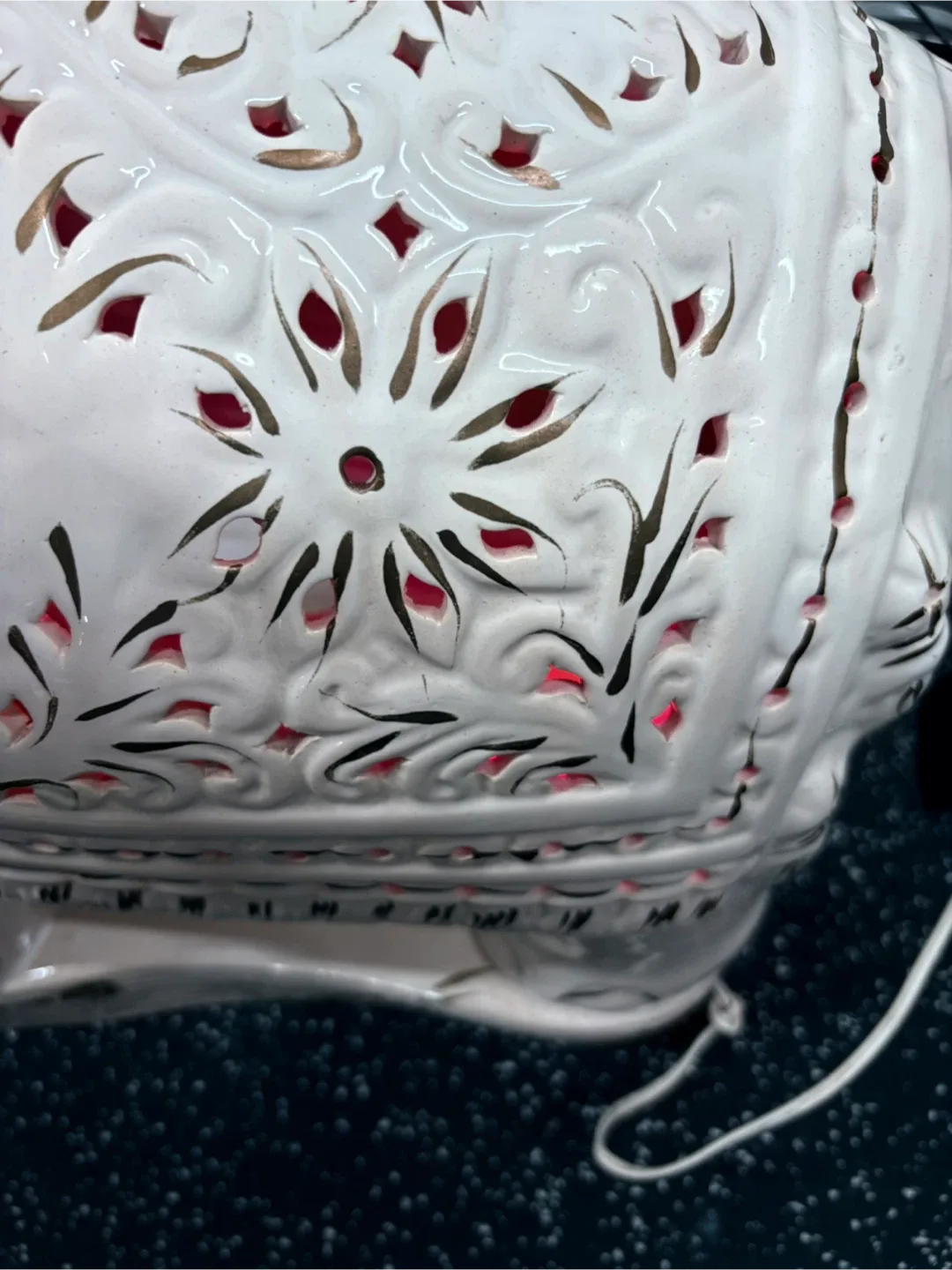 Vintage Porcelain White Elephant Decor image indicator(7)