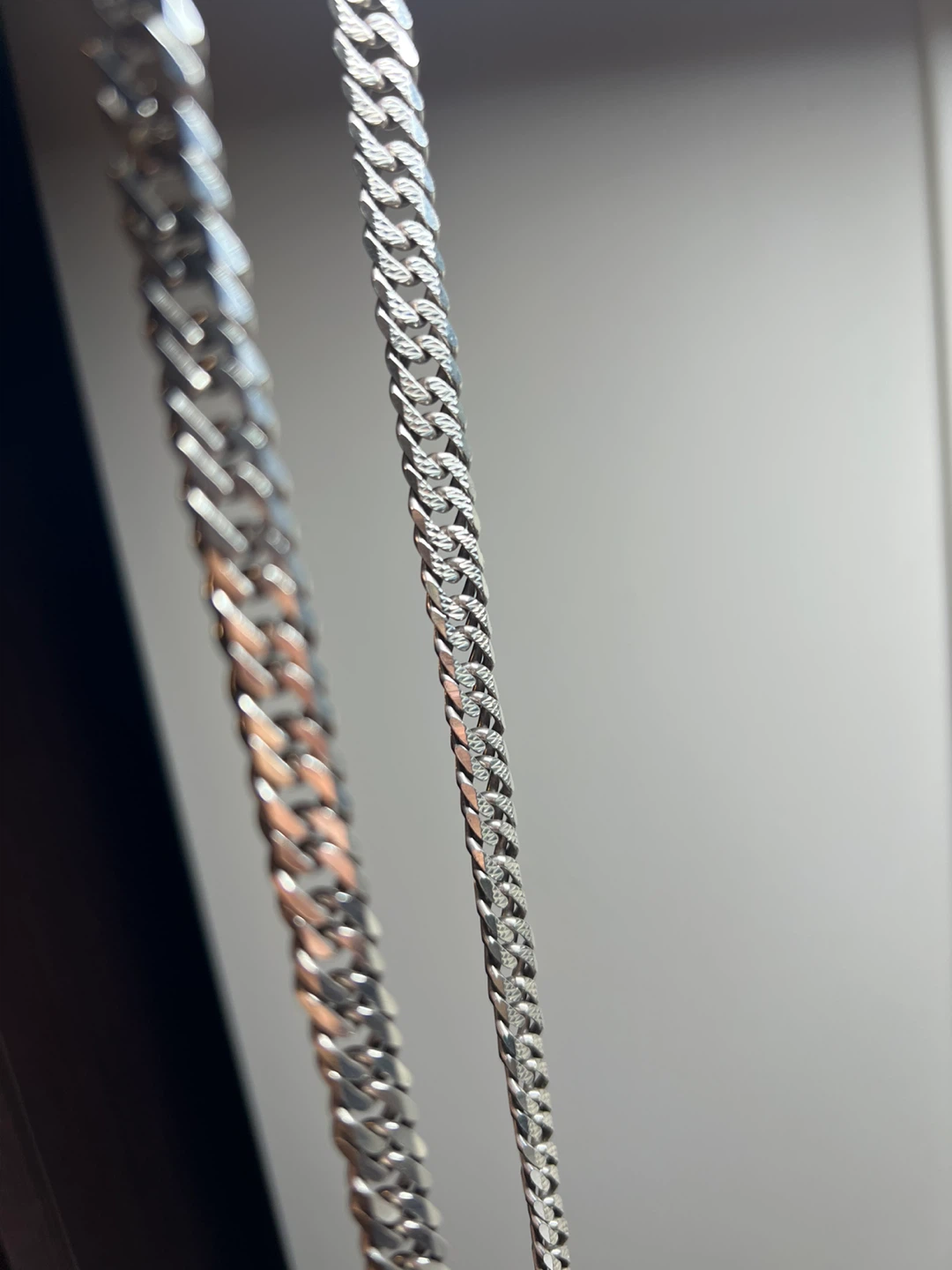 925 Silver Double Cuban Link Chain - photo 3