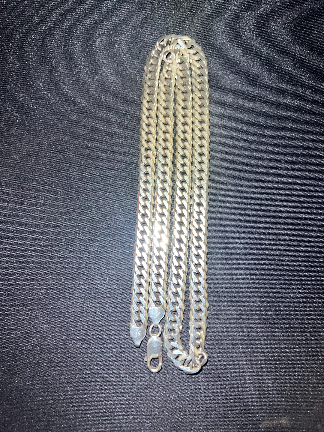 925 Silver Double Cuban Link Chain - photo 4
