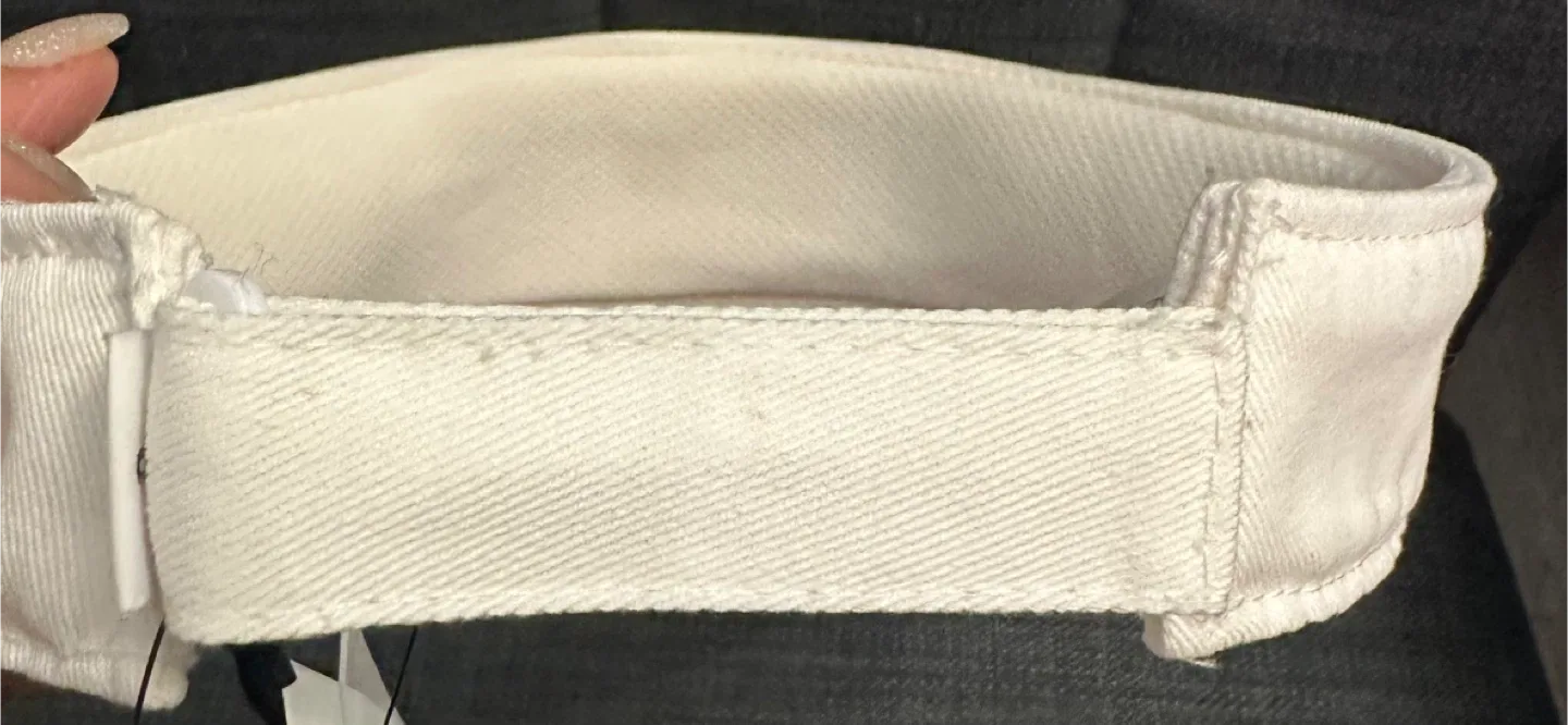 New TNA White Visor - One Size image indicator(4)