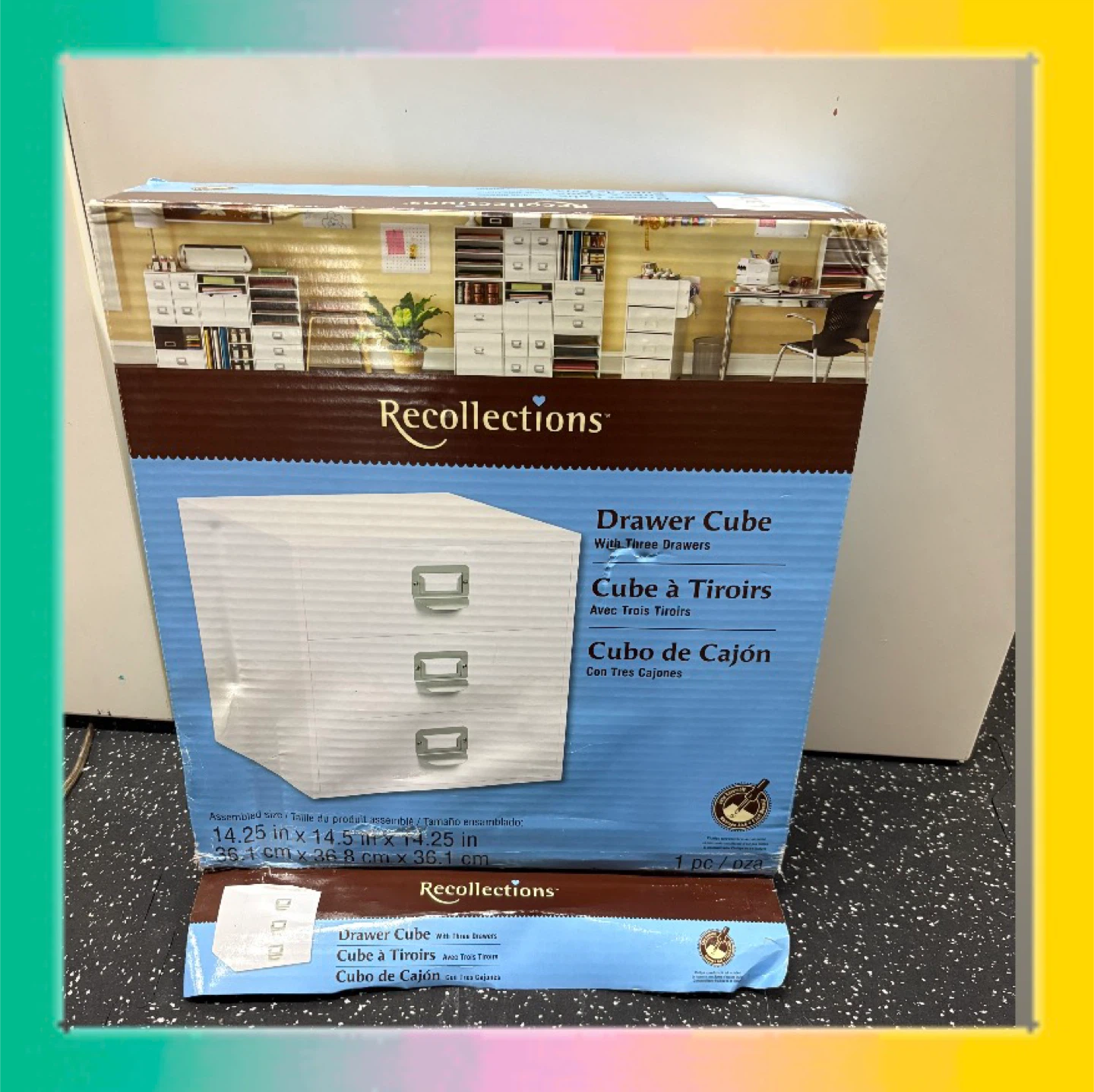 Recollection Three Drawer Cube - New