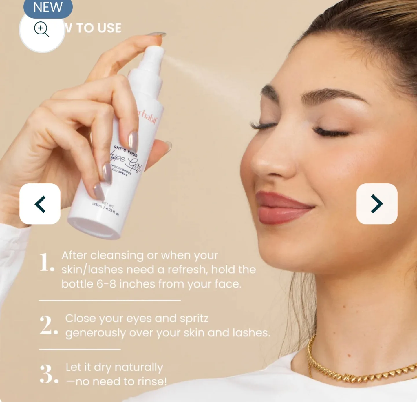 Flutterhabit Hype Girl Hypochlorous Acid Spray (New) image indicator(6)