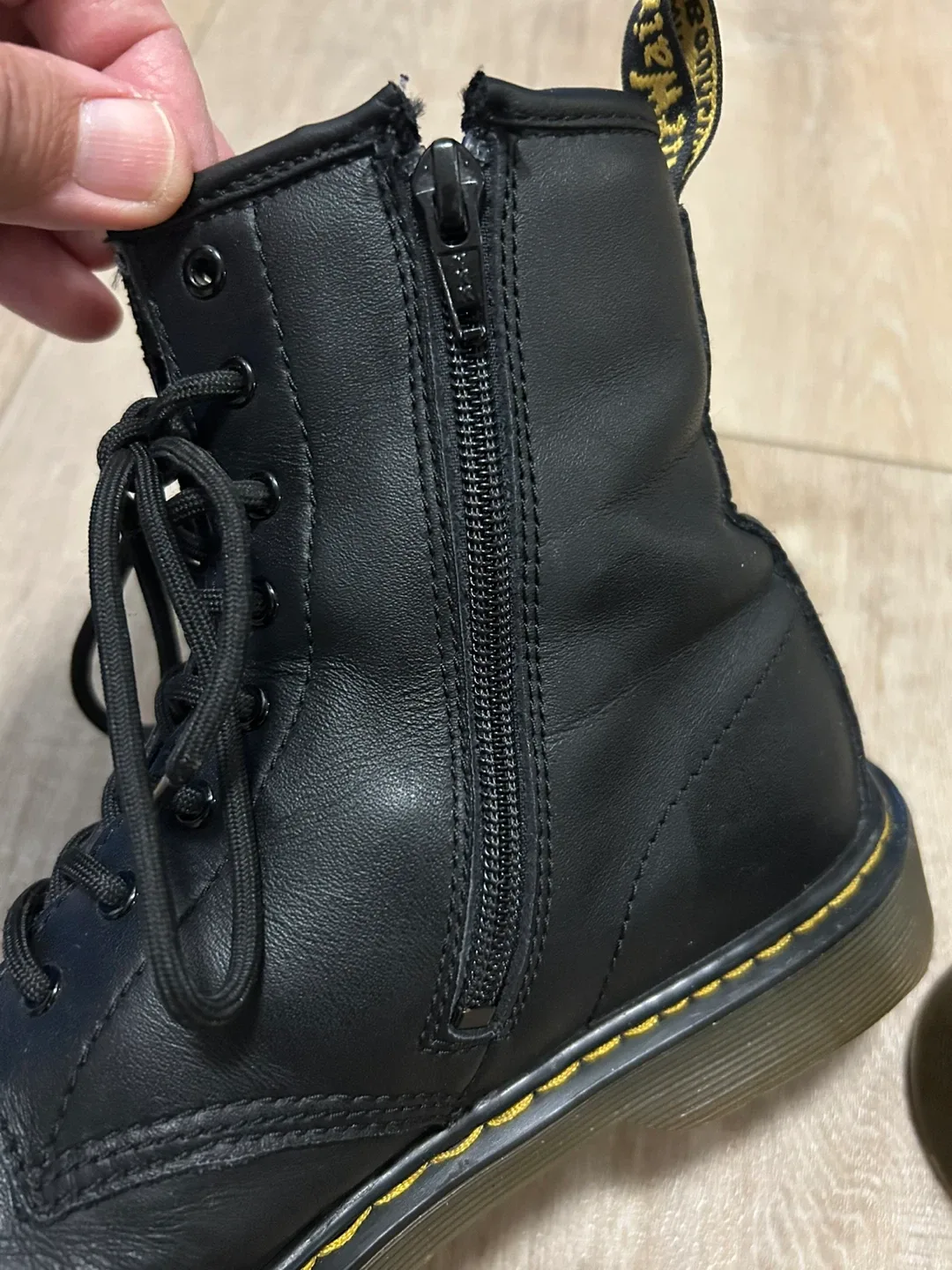 Dr. Martens 1460 Black Leather Boots - US Size 7 image indicator(2)