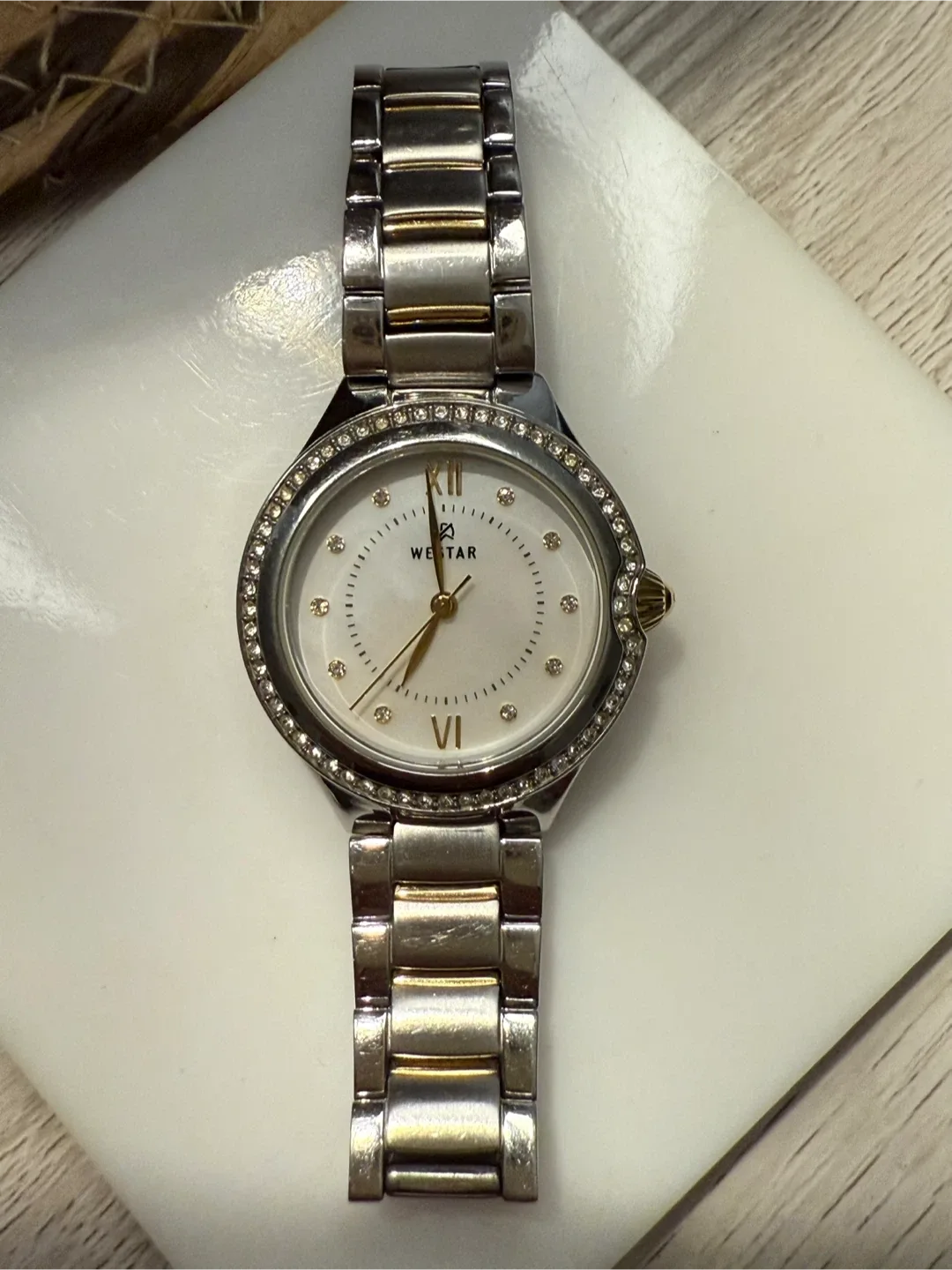 Westar Ladies' Two-Tone Dress Watch image indicator(4)