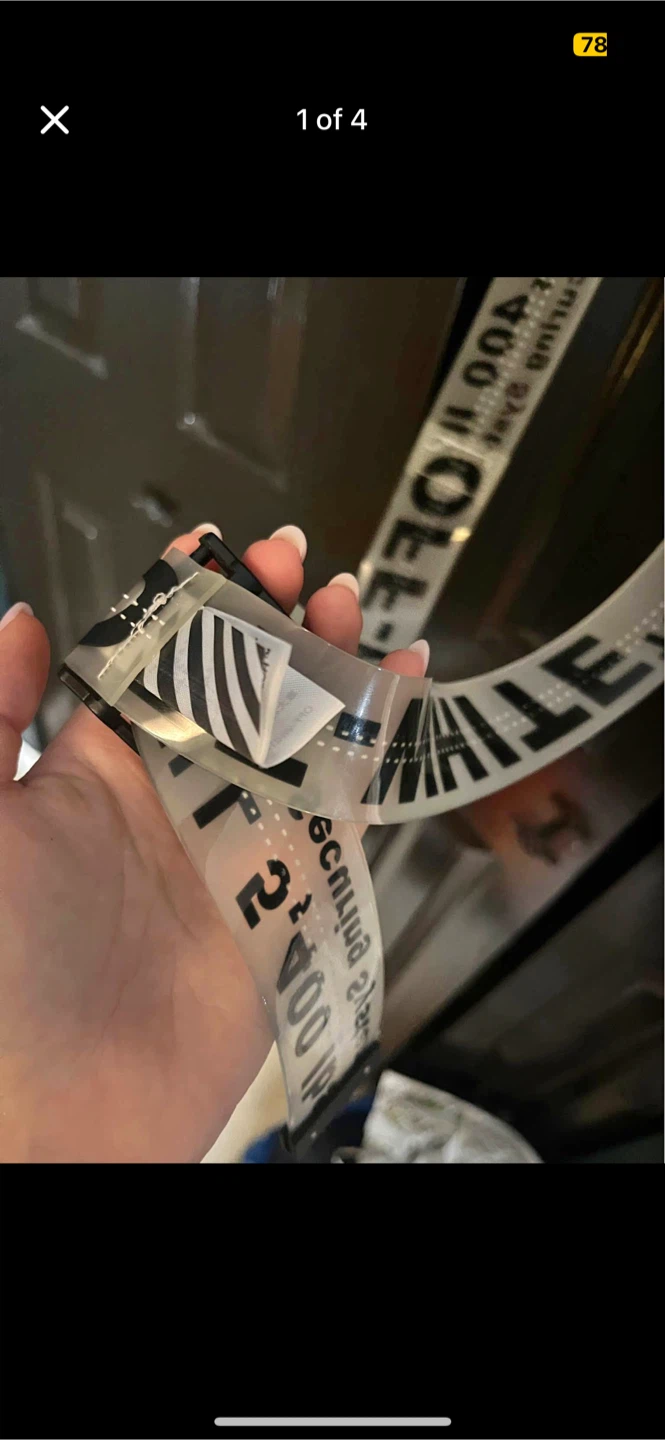 authentic Off-White Industrial Belt