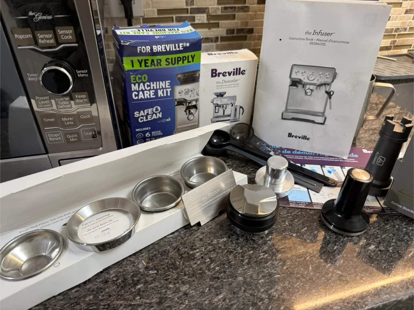 Breville Infuser BES840XL Espresso Machine & Grinder image indicator(6)