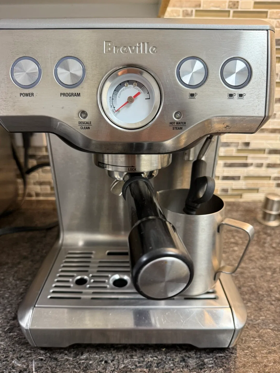 Breville Infuser BES840XL Espresso Machine & Grinder image indicator(2)