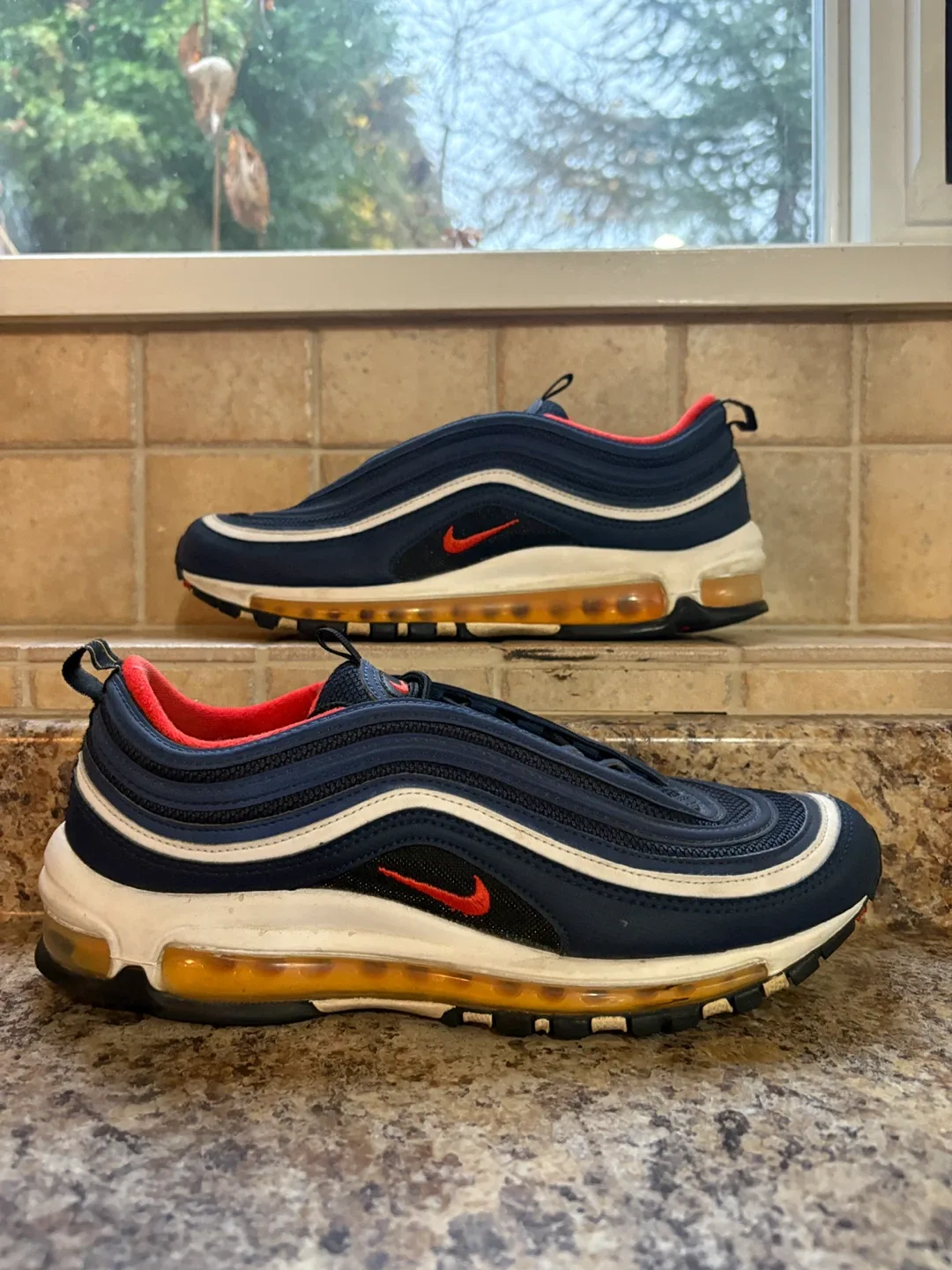 Nike Air Max 97 Navy/Red Sneakers