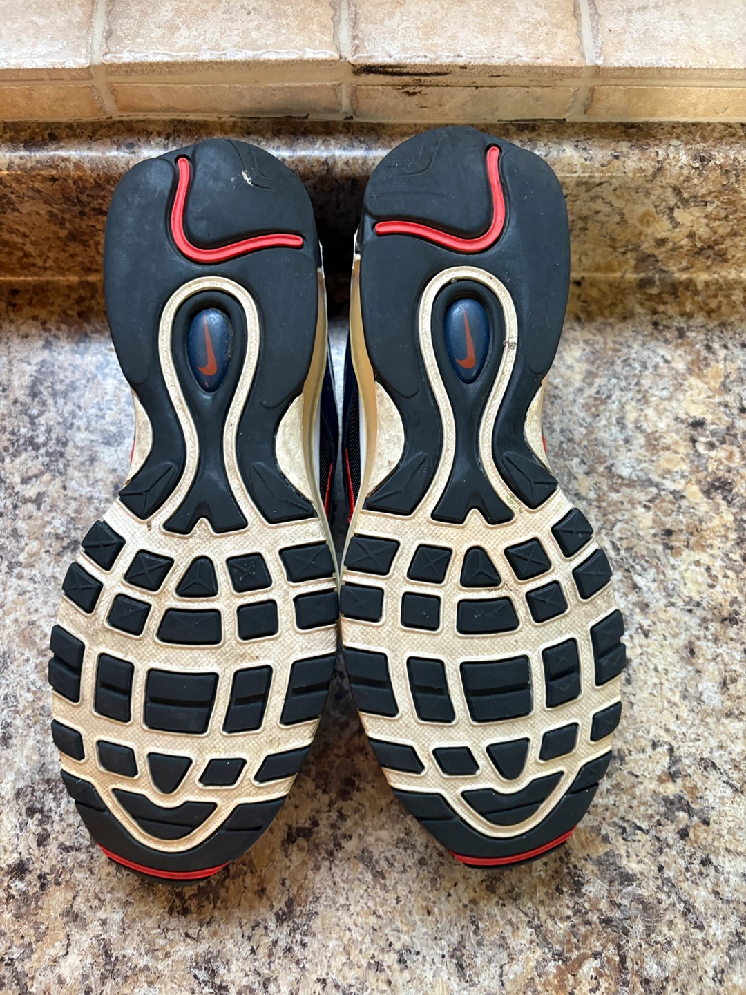 Nike Air Max 97 Navy/Red Sneakers - photo 5