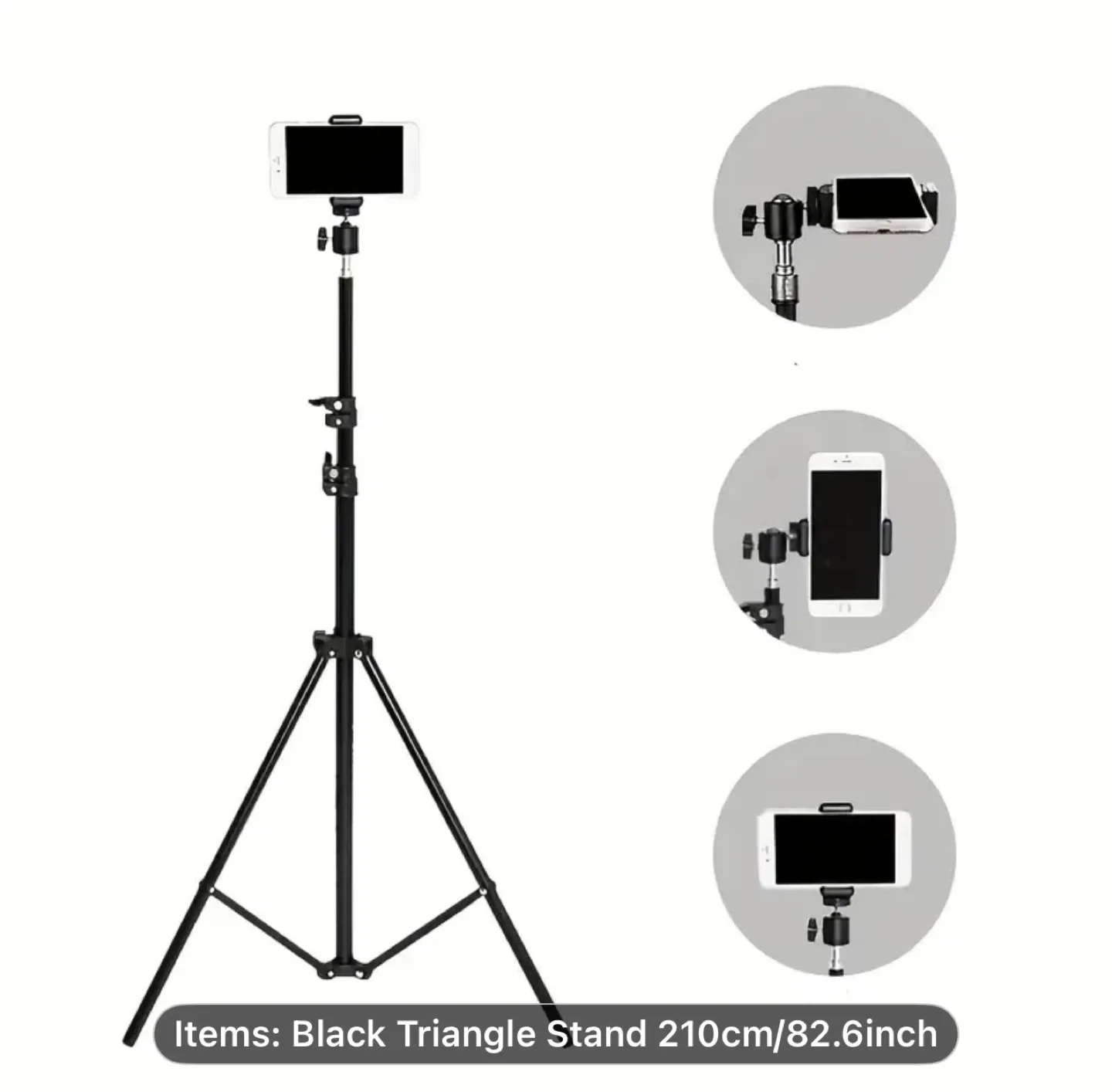 82.68inch Lightweight Mobile Phone Tripod image indicator(7)