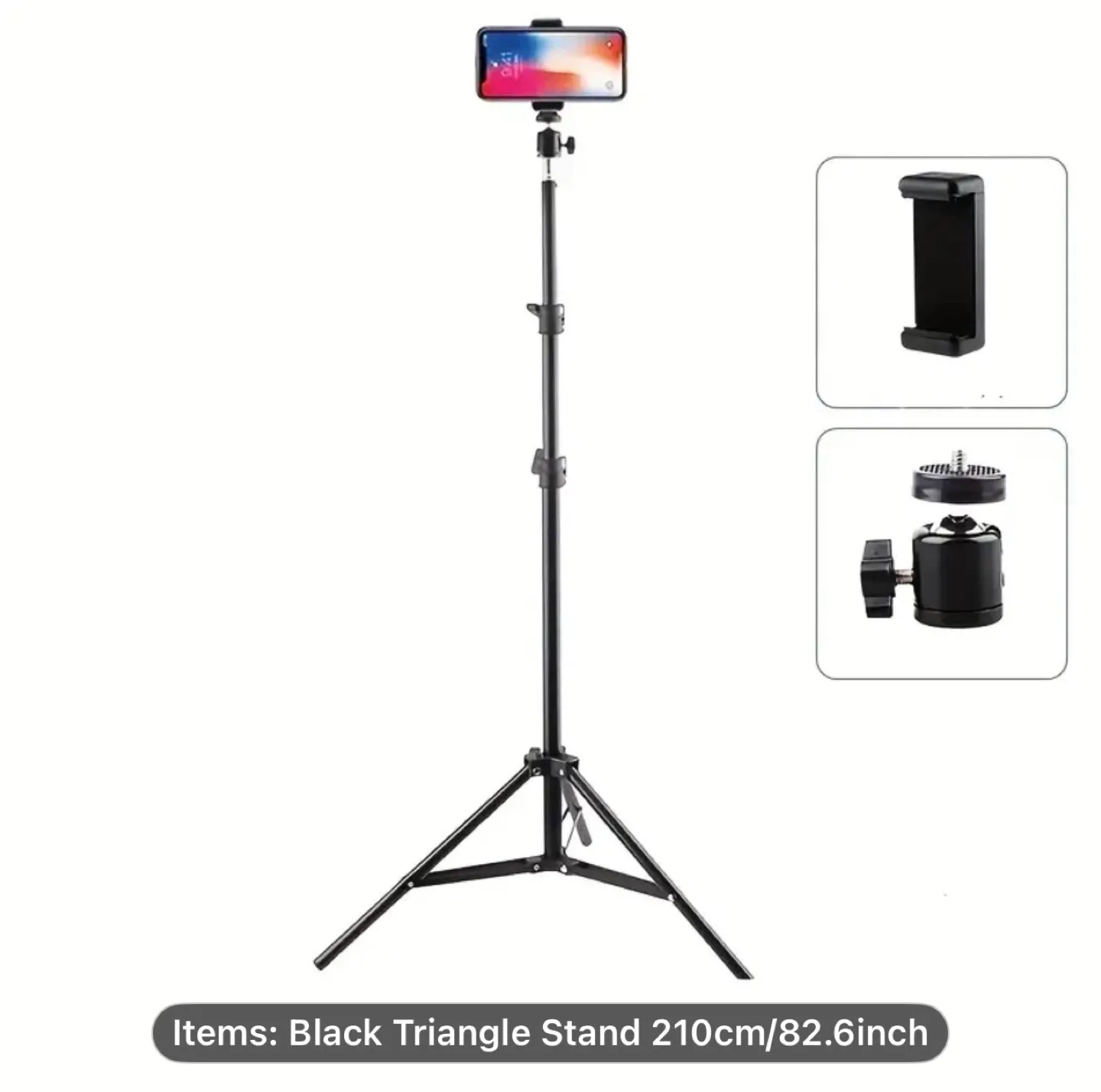 82.68inch Lightweight Mobile Phone Tripod image indicator(8)