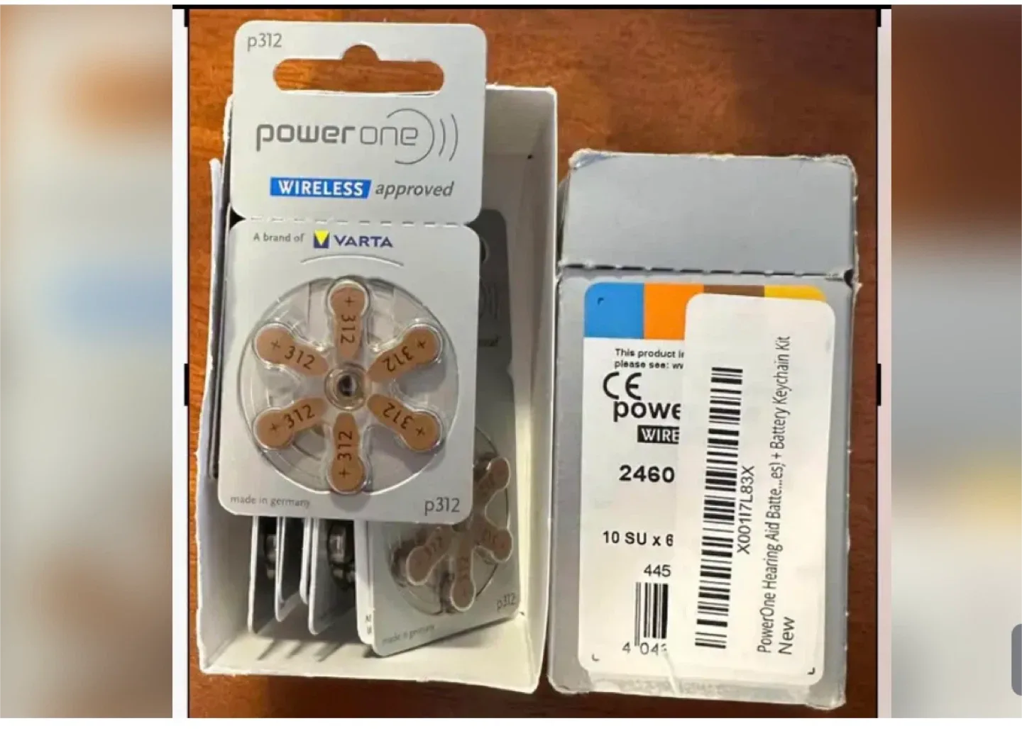 Power One 312  Hearing Aid Batteries - New! image indicator(2)