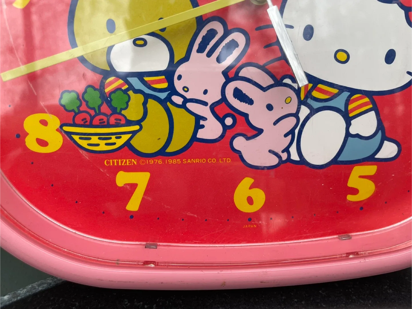 Vintage Hello Kitty Citizen Clock 1985 image indicator(2)