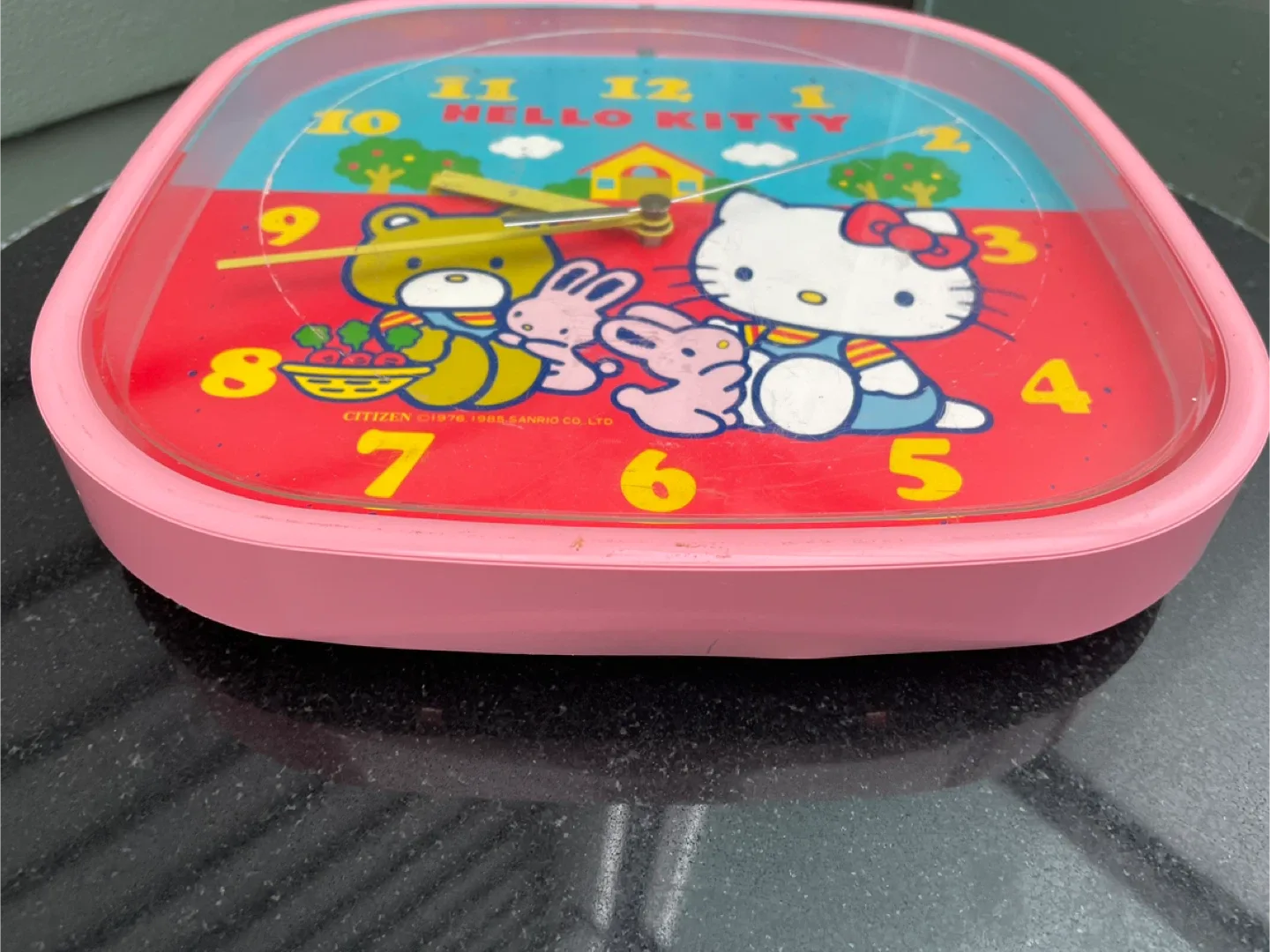 Vintage Hello Kitty Citizen Clock 1985 image indicator(5)