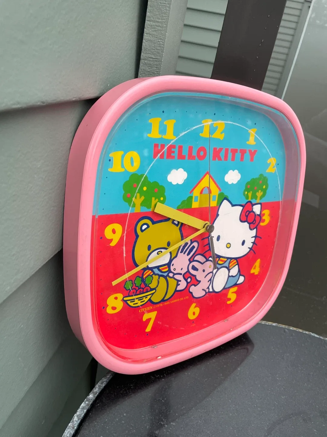 Vintage Hello Kitty Citizen Clock 1985 image indicator(4)