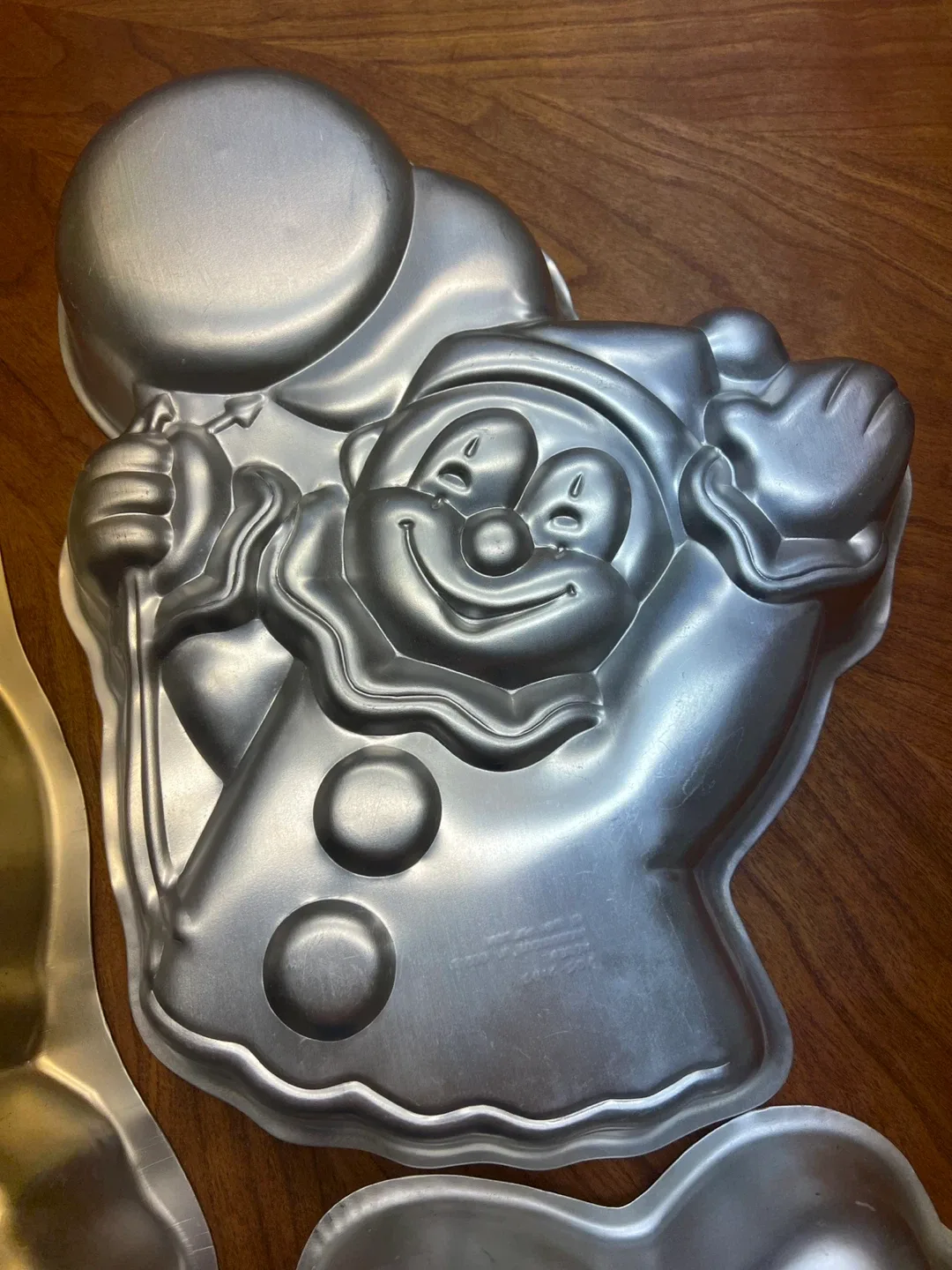 Vintage Wilton Cake Pans - Santa, Motorcycle, Bell, Clown image indicator(5)