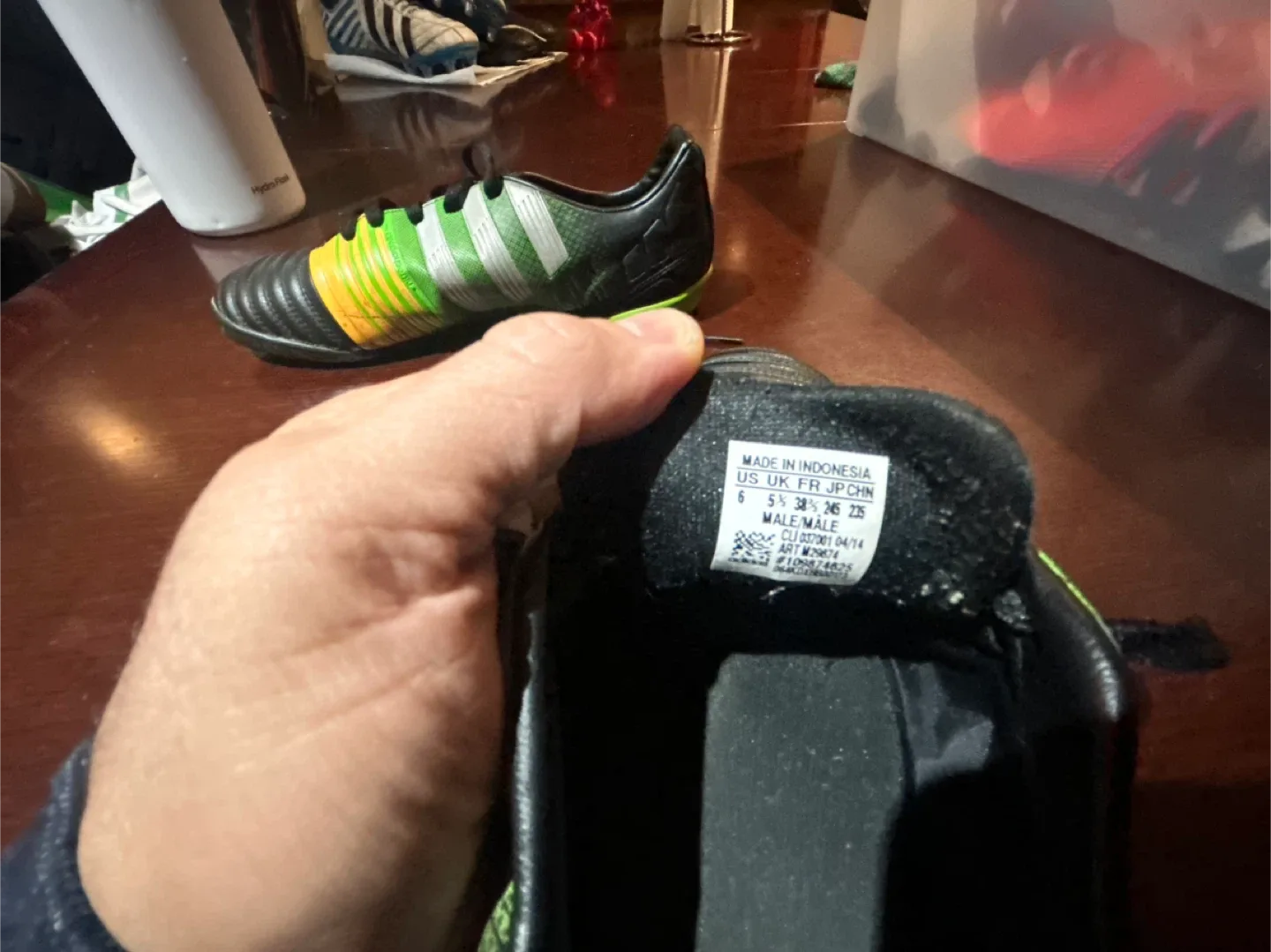 Used size 6 Adidas Nitrocharge 3.0 Soccer Shoes - Size 6 image indicator(5)