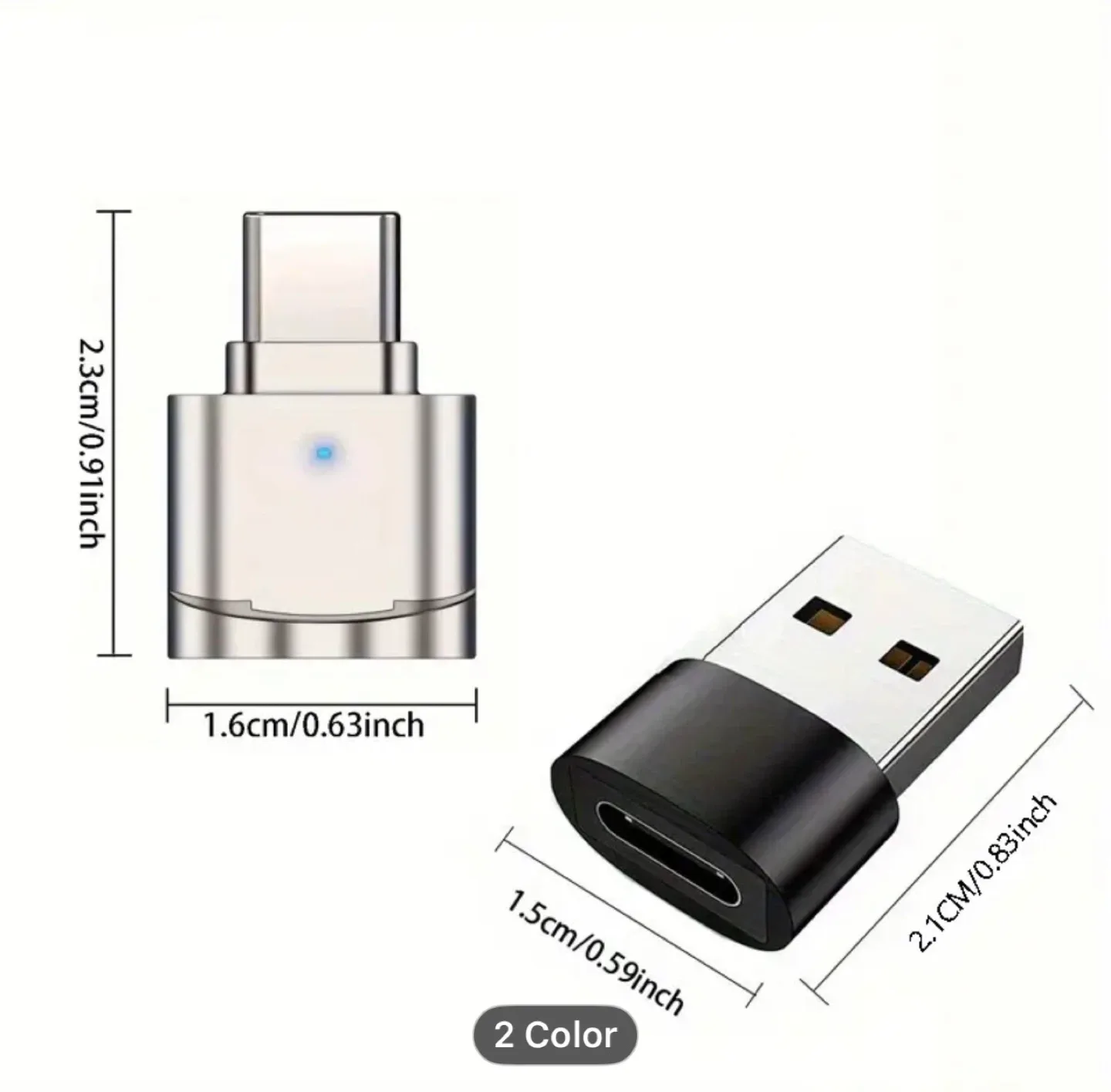 USB C Metal Micro/SD Card Reader - High-Speed Portable Plug image indicator(6)