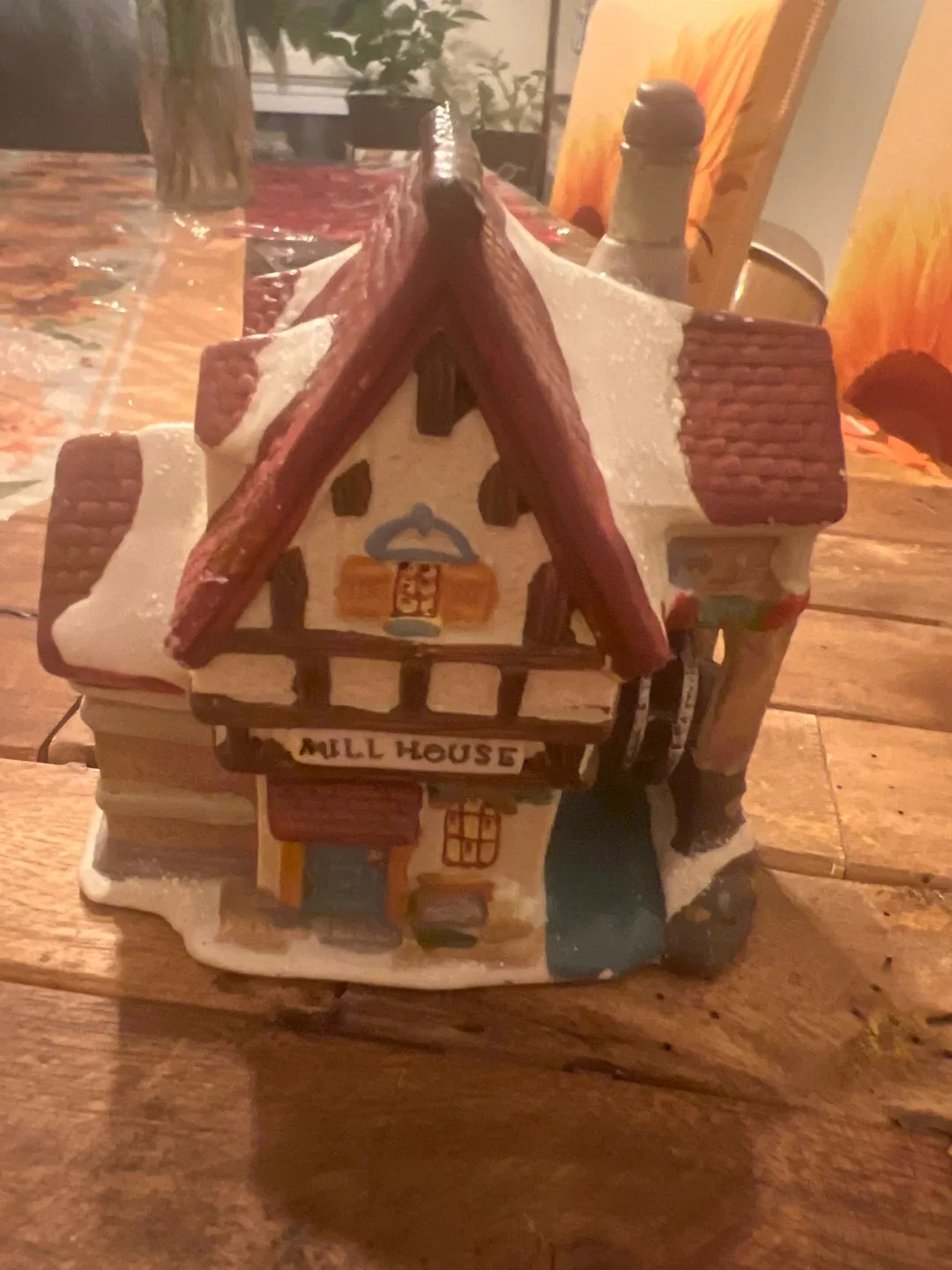 Vintage Mill House Figurine