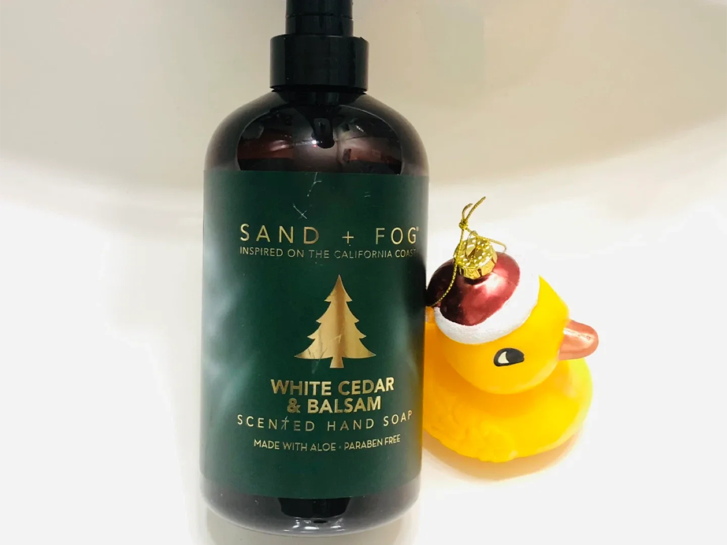 Sand + Fog White Cedar & Balsam Soap & Duck Christmas Ornament image indicator(6)
