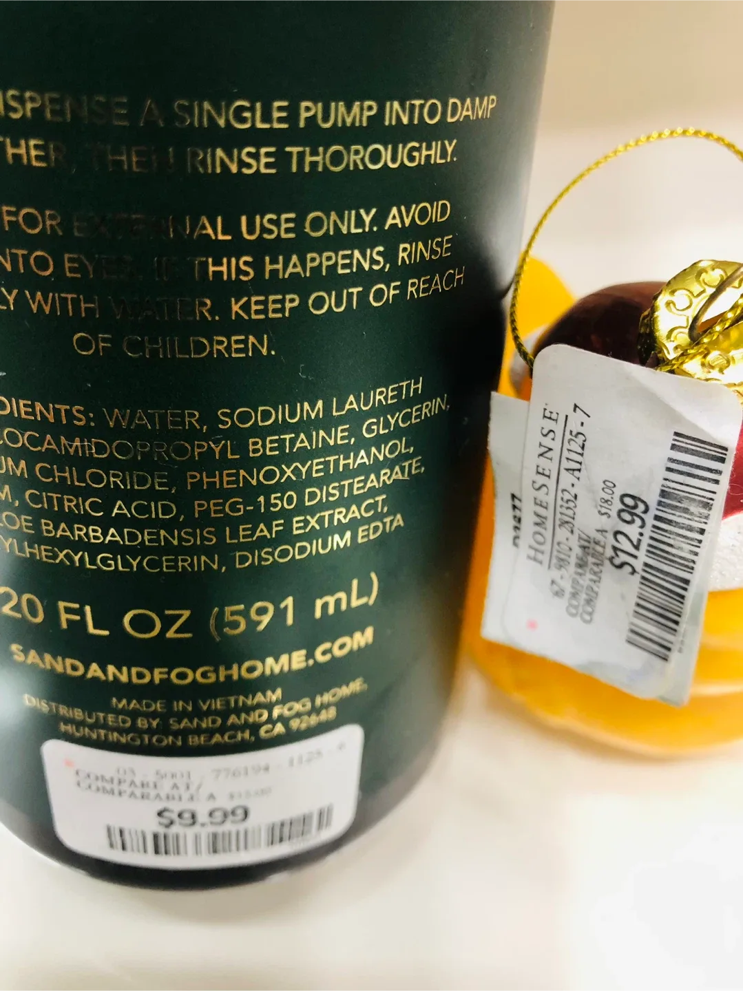 Sand + Fog White Cedar & Balsam Soap & Duck Christmas Ornament image indicator(2)