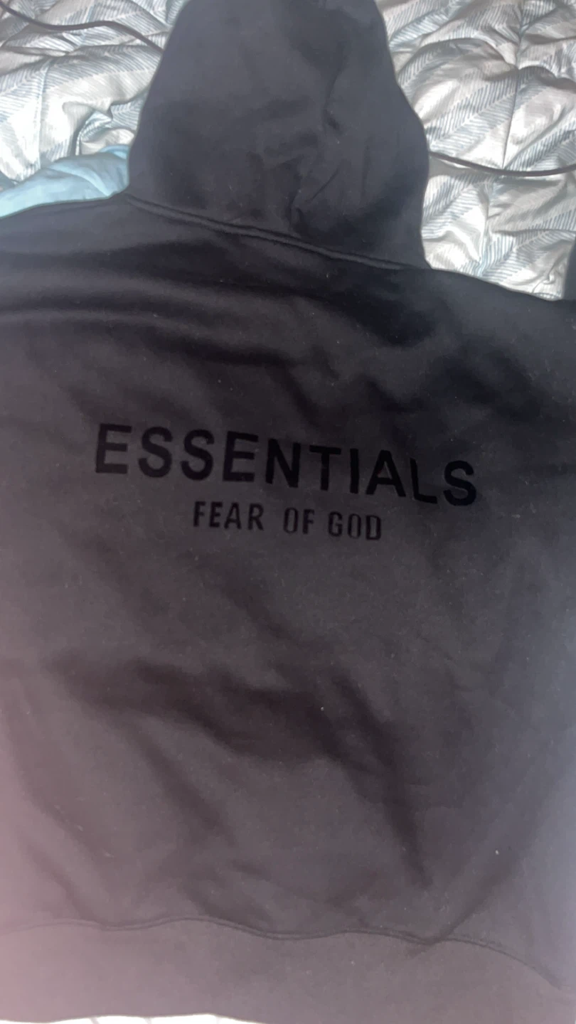 Essentials Fear Of God Black Hoodie - photo 2