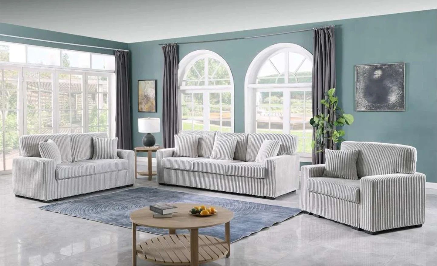 Brand new sofa and love seat in stock image indicator(3)
