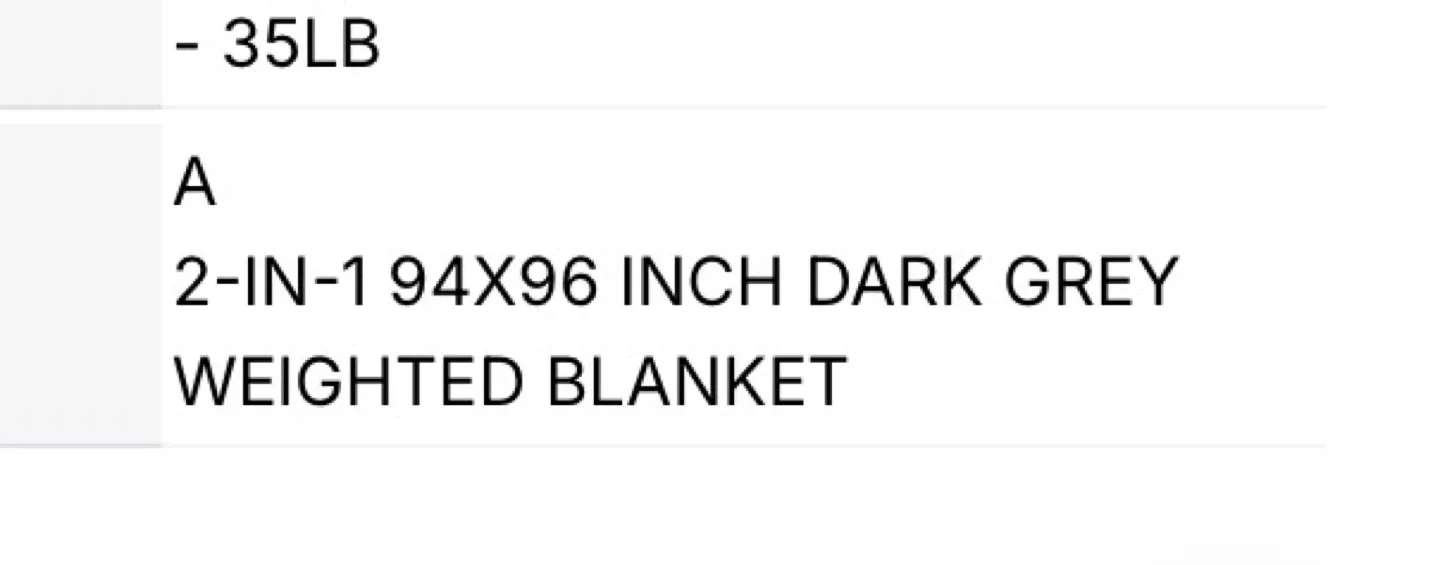 2-in-1 94x96 Inch Dark Grey 35lb Weighted Blanket image indicator(2)