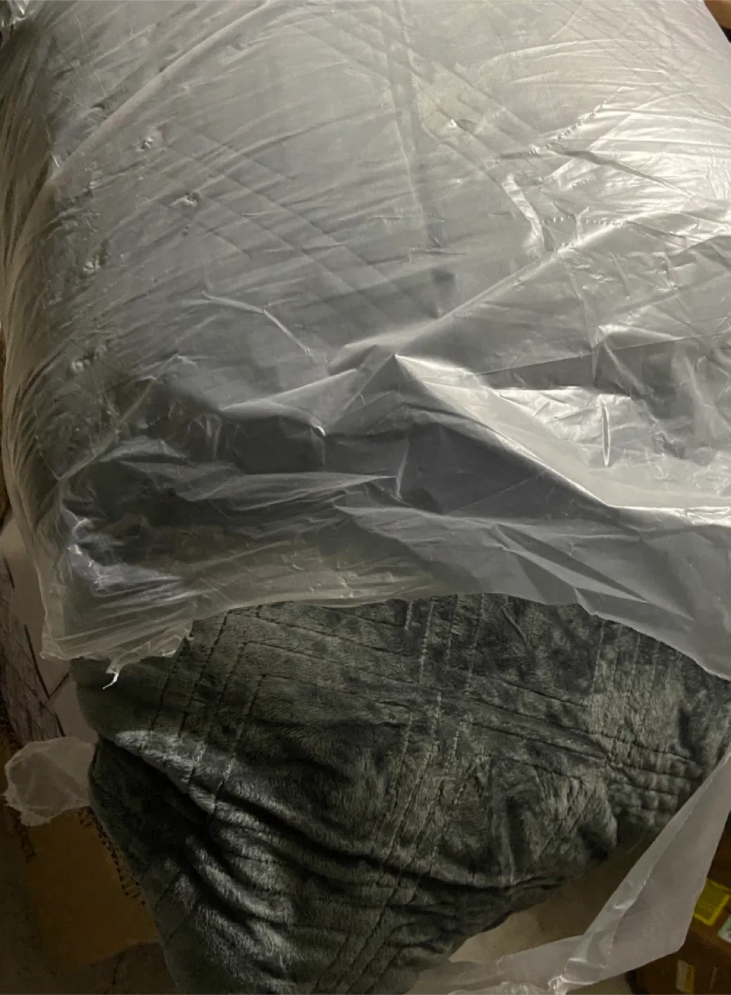 2-in-1 94x96 Inch Dark Grey 35lb Weighted Blanket