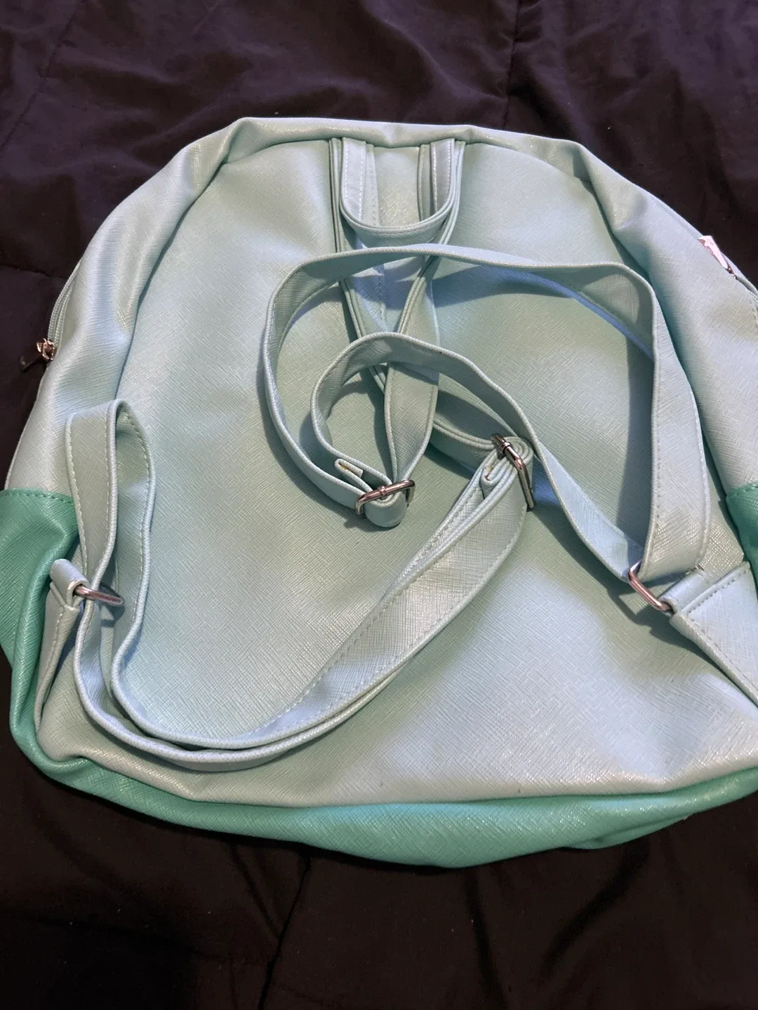 Two-Tone Backpack - Aqua & Teal image indicator(3)