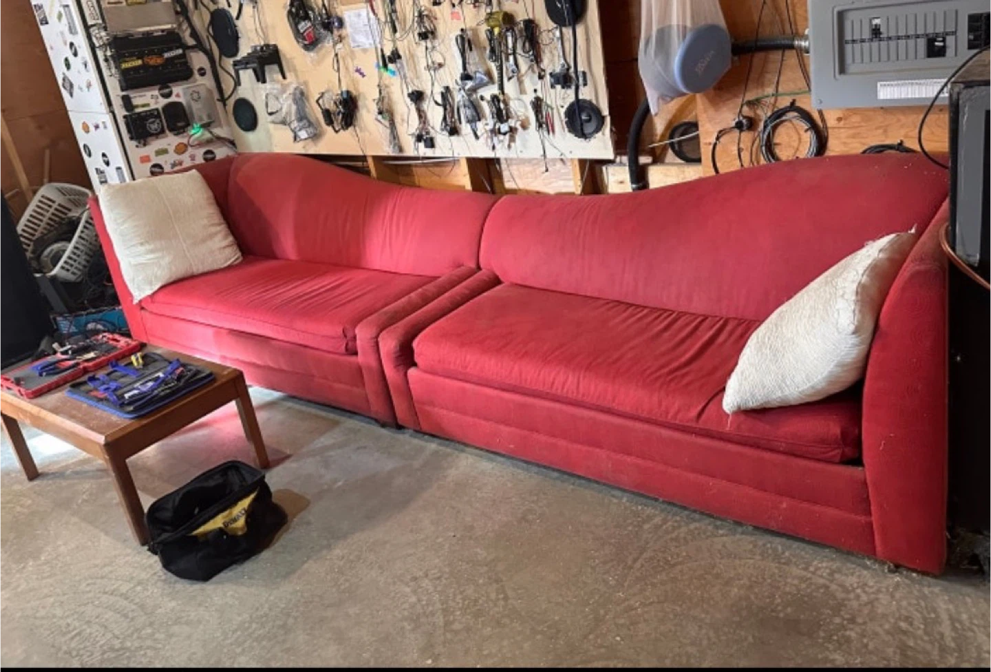 Red Sectional Pull Out Sofa