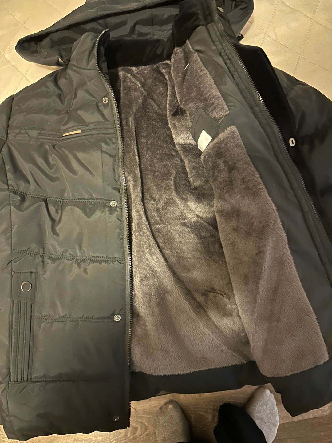 Black Puffer Jacket - photo 4