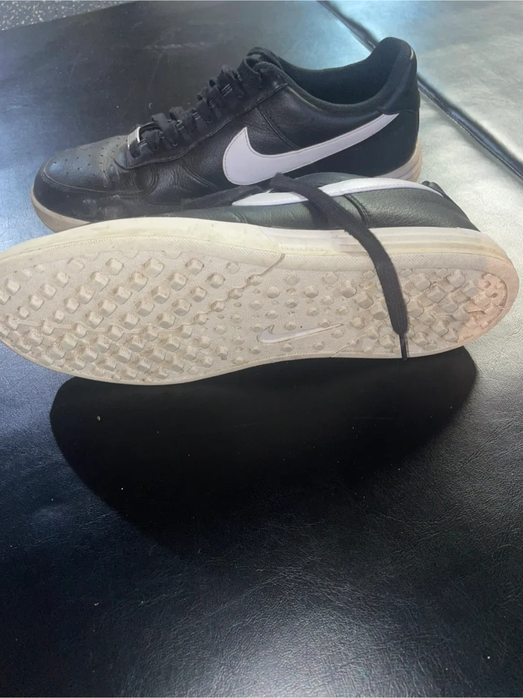 Nike Air Force 1 Golf Shoes - Black/White image indicator(4)