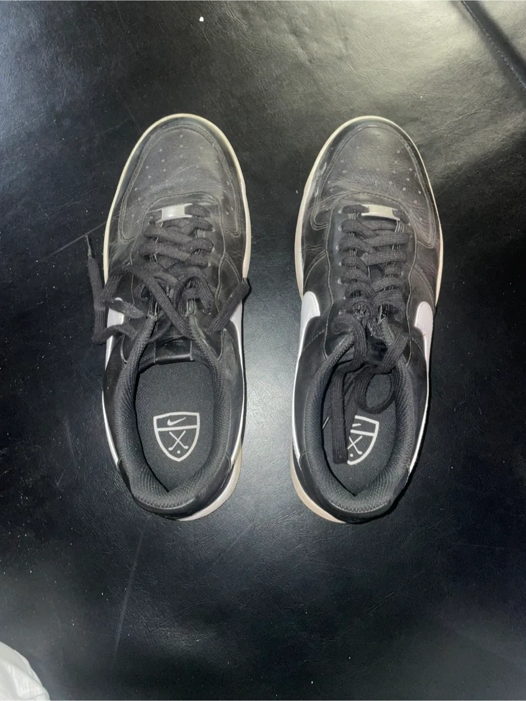 Nike Air Force 1 Golf Shoes - Black/White image indicator(2)