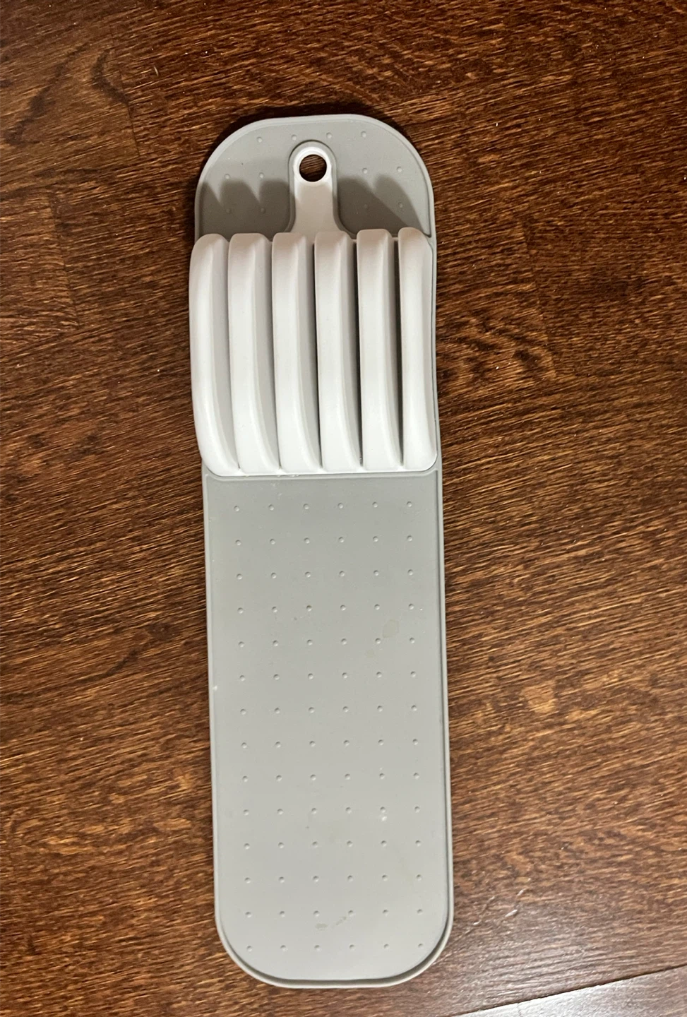 Madesmart Grey Plastic Knife Holder