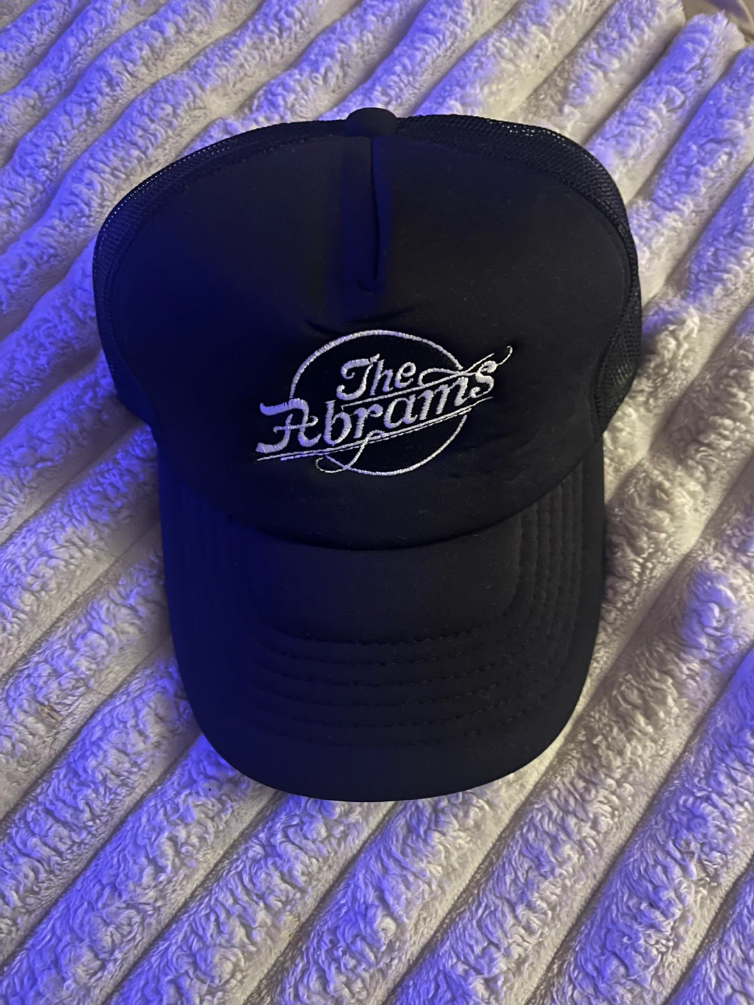 The Abrams Black Trucker Hat