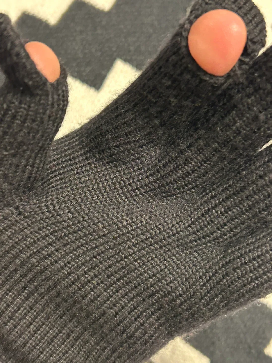 Coach Gloves - Black with Blue Trim image indicator(6)